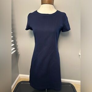 Theory size 4 navy blue business dress